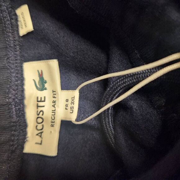 Lacoste Sweat Shorts Mens 3XL Logo Navy Blue Athletic Lounge - Picture 5 of 5
